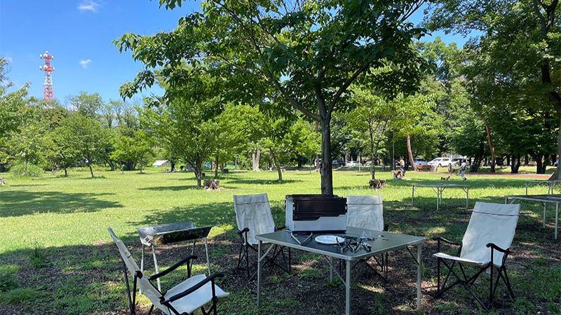 埼玉県営和光樹林公園バーベキュー広場の施設画像1