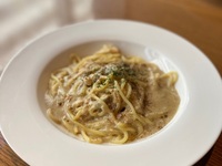 Eniの生パスタ（ズワイガニとカニミソのクリームパスタ）