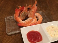 釜茹でシュリンプ　タルタルソース・カクテルソース