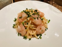 たらこと小エビのパスタ