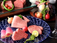 (昼・夜)銘柄牛炭火焼コース [月]