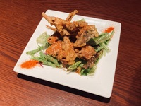 ソフトシェルクラブのスパイシーフリット