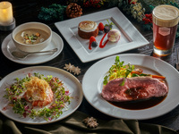 Christmas Dinner Course, Terrace Dining Table