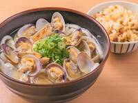 【TAKEOUT】あさりうどん＆かしわ飯セット