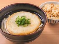 【TAKEOUT】博多名物冷製丸天うどん＆かしわ飯セット