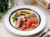 ガリシア産　栗豚の炭焼き