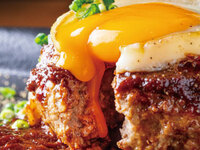 数量限定！！ランチ 特製ハンバーグと海鮮焼きのハーフ　￥3,000