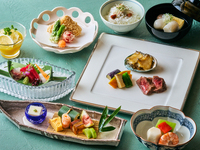 [Lunch] Shunsai Kaiseki Course - Abalone and Wagyu Beef Steak Kaiseki Course (Saturdays, Sundays, and public holidays from July 5th to July 27th, 2025)