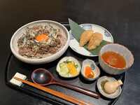 夏の平日1時間限定「すき蕎麦」