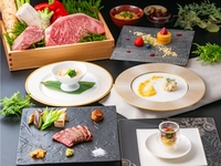[Weekday dinner time only] Carefully selected Japanese black beef course