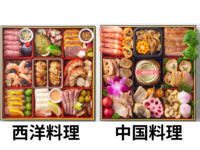選べるおせち二段重「西洋料理と中国料理」