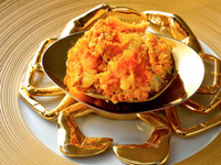 （ランチ＆ディナー）【上海蟹コース(オス蟹)】白子も蟹肉もたっぷり！ねっとりとしてコクのあるオス蟹の白子は滋味深い味わい…