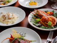 【デグスタツィオーネ】前菜2種＋トリュフ料理＋パスタ＋選べるメイン＋デザート盛り合わせ＋カフェ