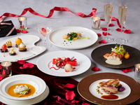 【ゴージャスバレンタイン】乾杯シャンパン&ボンボンショコラ付き フレンチフルコース×シェフパティシエ監修苺デザート
