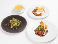 【グレースランチ】旬の味覚を満喫！選べるメイン1品を含む全5品～WEB予約特典・乾杯ドリンク付き～