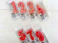 [Takeout] Number Candle Red ４