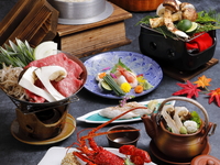 Kobe beef, spiny lobster, sweetfish, and abalone special kaiseki course June