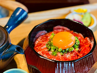 近江牛のユッケひつまぶし膳