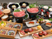 December — “Takumi” Course: Saga Beef Sukiyaki and Selected Sushi (Includes 3‑Hour All‑You‑Can‑Drink)