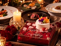 【BD-S】Includes a sparkling cocktail for toasting & a rose box cake! 8-course meal including 'A5 Wagyu beef grill x Botan shrimp mousse with caviar x Shrimp and sea bream bouillabaisse x Abalone risotto' <Surprise Anniversary Course>