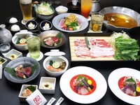 【忘年会コース】「椿　Tsubaki〈豚しゃぶ〉」　11/1～12/31