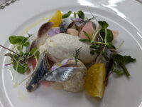 フリードリンクとMenu Légèrment お魚料理とお肉料理のダブルディナーメニュー