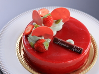 クリスマスケーキ苺とピスタチオのアントルメ