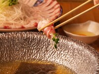 ーしゃぶしゃぶー 国産豚の塩しゃぶしゃぶから旨辛発酵鍋に【90分飲み放題】4500円(税込)