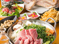 プレミアム飲み放題付冬期限定!!まぐろトロ鍋コース全８品＋店主セレクト旬の日本酒