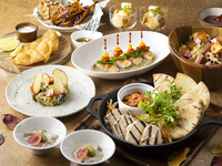[LAVAROCK dinner course] Gathering course where you can enjoy both meat and fish dishes
