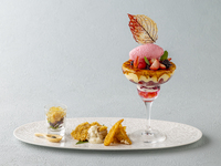 Strawberry Bubble Parfait & Dim Sum