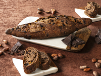 Baguette chocolate fruit