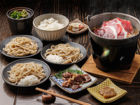 Tamba–Sasayama Botan‑nabe (Wild Boar Hot Pot Set)