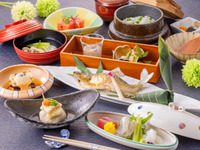 レストランパーティープランB　和食特別会席（おまかせ7品の会席料理）+フリードリンク4種
