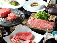 [For business entertainment and anniversaries] A special course with the ultimate in luxury, with the main course being Kuroge Wagyu beef sirloin and Chateaubriand.