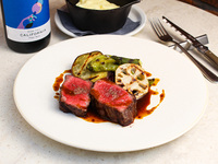 【Restaurantエリア｜ディナー】プレミアムコース～鴨のパイ包み・オマール海老・常陸牛～