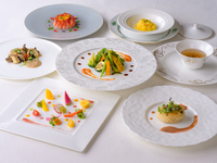 【ヴィーガンコース】お野菜・茸類・穀類・フルーツで仕上げる全7皿・テーブルチェック予約限定選べるワンドリンク付き