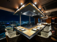 【個室確約プラン】A5ランク和牛＆鮮魚の鉄板焼＋飲み放題付き