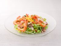 【アラカルト】9.海鮮サラダ　中盆