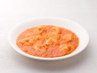 【アラカルト】13.小海老の四川チリソース煮　中盆