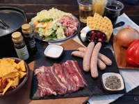 《平日限定》ランチBBQセット＊ソフトドリンク飲み放題付(3時間制)