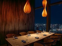 個室確約プラン　【水色 ～mizuiro～】乾杯スパークリング付き　 大パノラマ×ボーダーレス和食を楽しむ、キュイジーヌコース