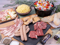【海老と野菜のアヒージョ付きBBQセット（器材レンタル付き・施設利用1デイ）】