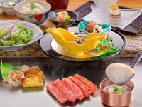 お昼のロースステーキコース