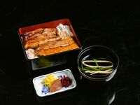 お昼のうな重セット (2枚のせ)