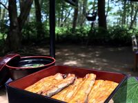 お昼のうな重セット 特 (3枚のせ)