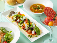 【平日ランチ】乾杯スパークリングワイン付き！東京野菜が主役のベジフルコース［ランチコース・全4品］