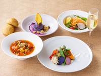 【WEEKDAY】VEGETABLE FULL COURSE with Glass of Sparkling Wine