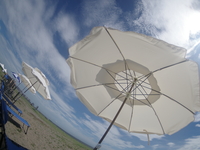 ★Beach set① (1 beach umbrella, 2 beach beds)