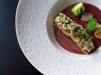 【MenuA】 5 dishes ～ 1 glass of Champagne & wine pairing included ～ 